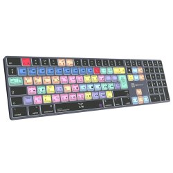 LogicKeyboard TITAN Wireless Mac Keyboard for Adobe Premiere Pro CC (UK)