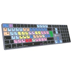LogicKeyboard TITAN Wireless Mac Keyboard for Avid Media Composer "Classic" Layout (UK)