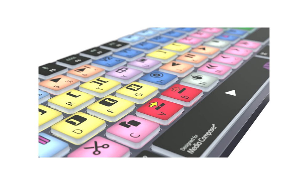 LogicKeyboard TITAN Wireless Mac Keyboard for Avid Media Composer "Classic" Layout (UK)