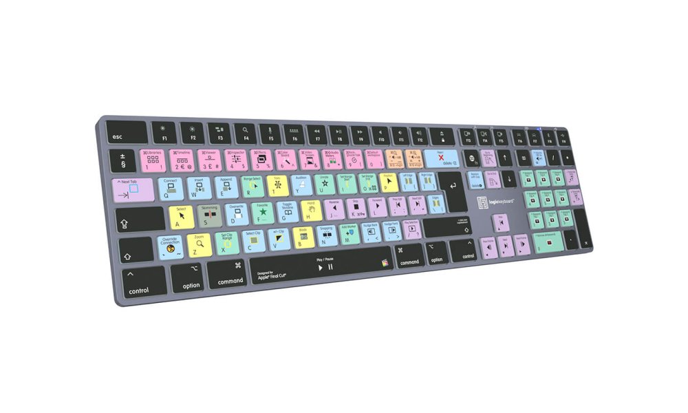 LogicKeyboard TITAN Wireless Mac Keyboard for Final Cut Pro X (UK)