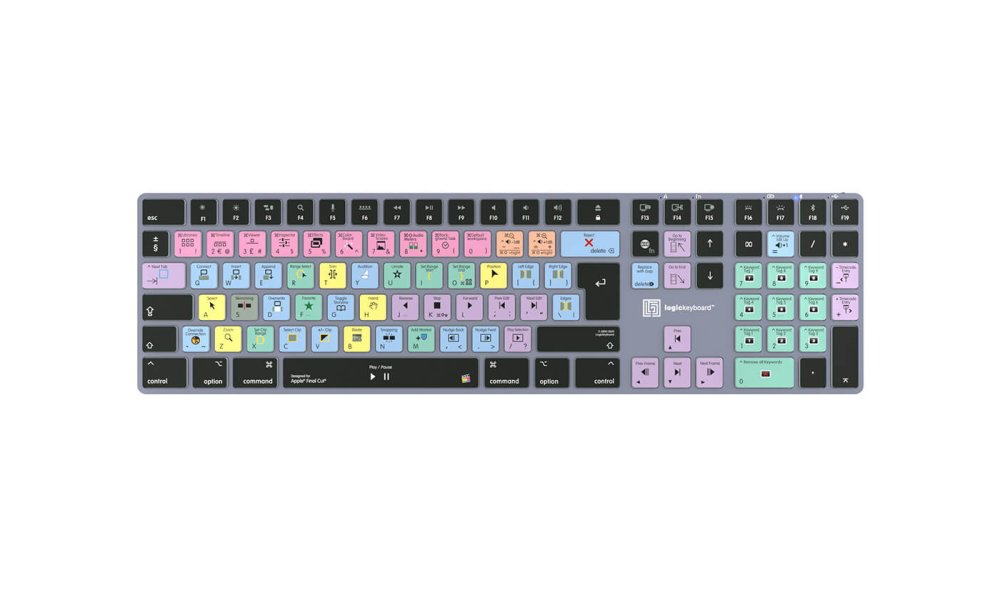 LogicKeyboard TITAN Wireless Mac Keyboard for Final Cut Pro X (UK)