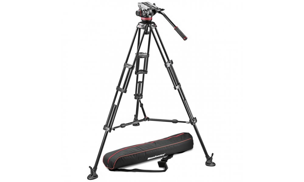 Manfrotto Video Stativkit med MVK502A Hoved &amp; 546BK stativ inkl. taske