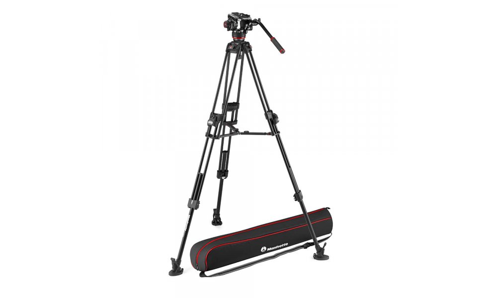 MANFROTTO Videostativkit 504X + 645 Fast Twin Aluminium