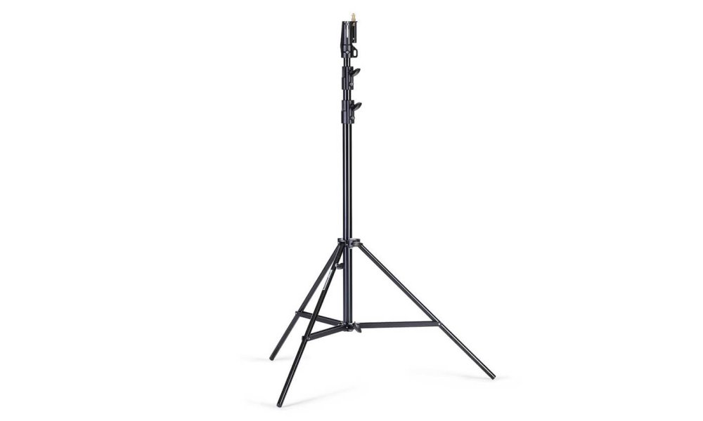 Manfrotto 126BSU Heavy Duty Cine Steel Stand (Black, 3.3m))