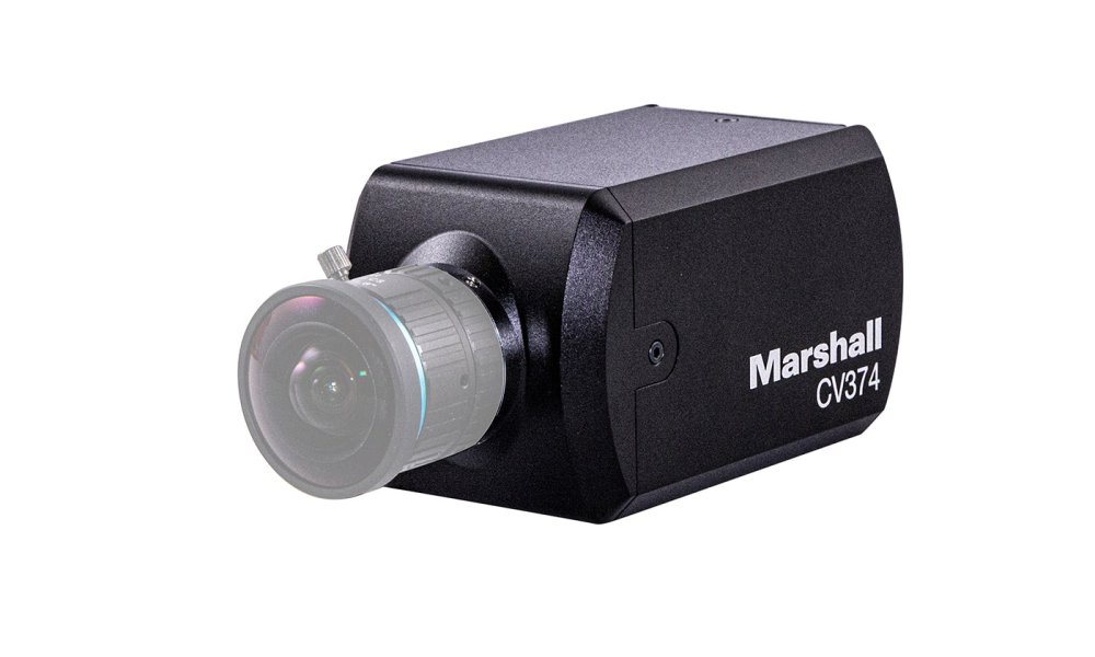 Marshall CV374 NDI 4K/UHD Compact Broadcast Camera with CS Lens mount