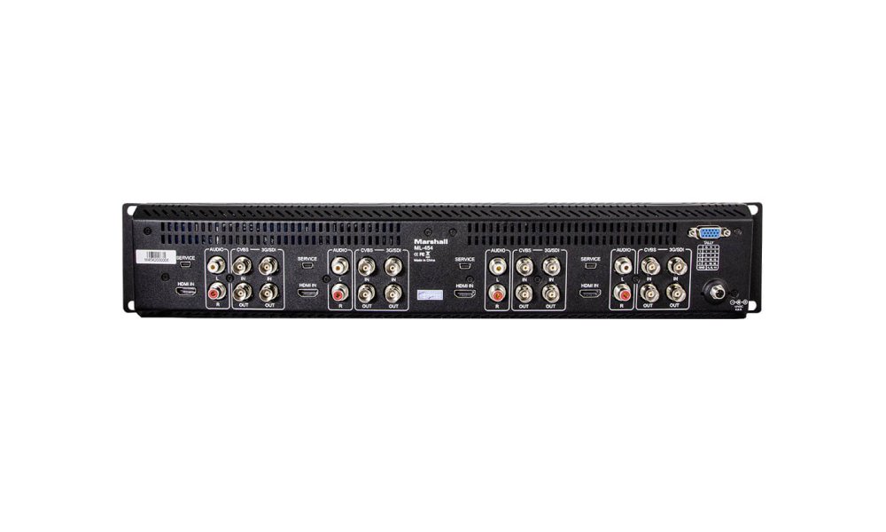 Marshall ML-454 Quad 4.5" LCD Rackmount Monitor (2 RU)