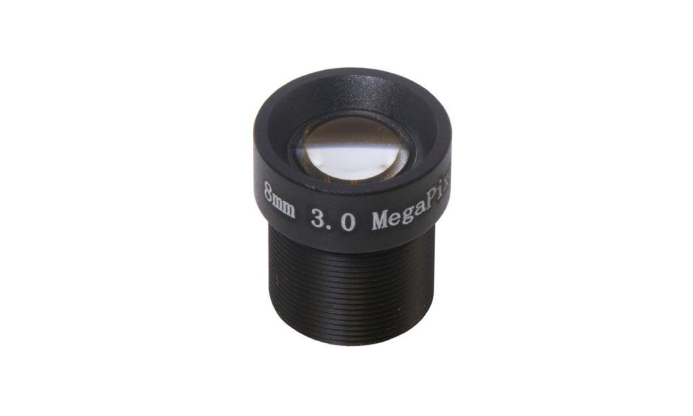 Marshall 8mm F1.8 3MP M12 Mount Lens (AOV approx. 40)