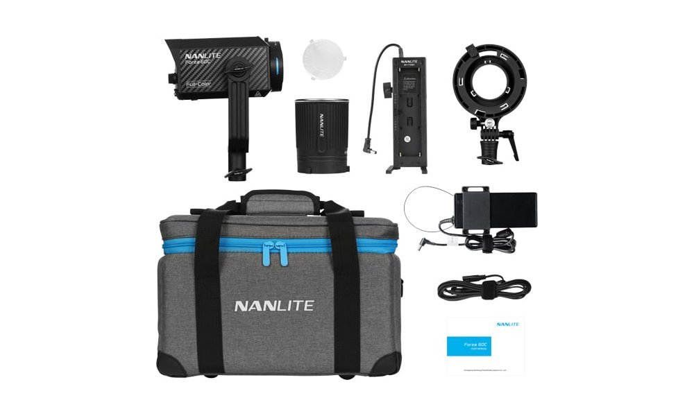 Nanlite Forza 60C RGBLAC LED Spot Monolight Kit
