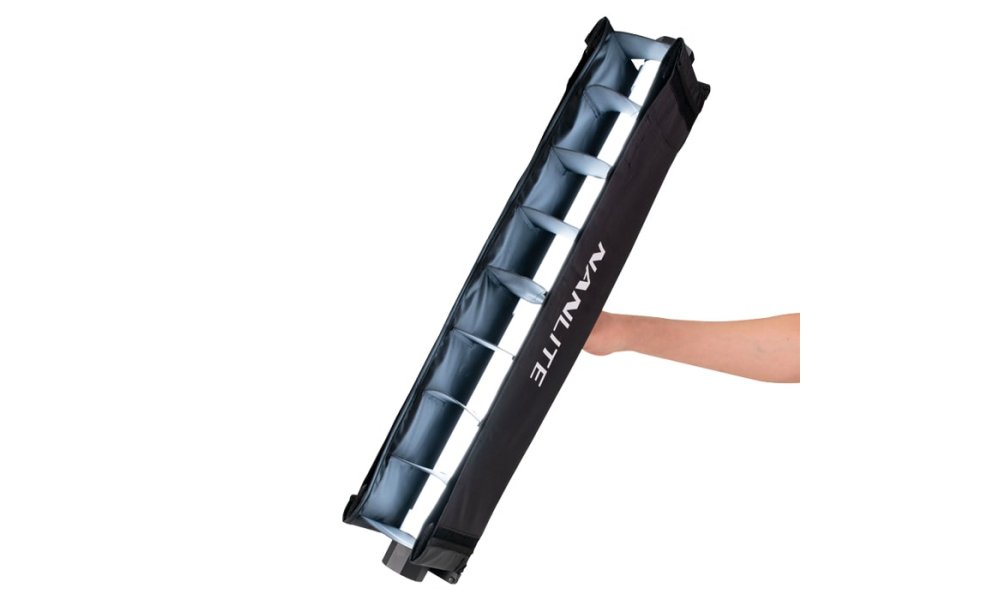 Nanlite Barndoor with eggcrate for Pavotube II 15X