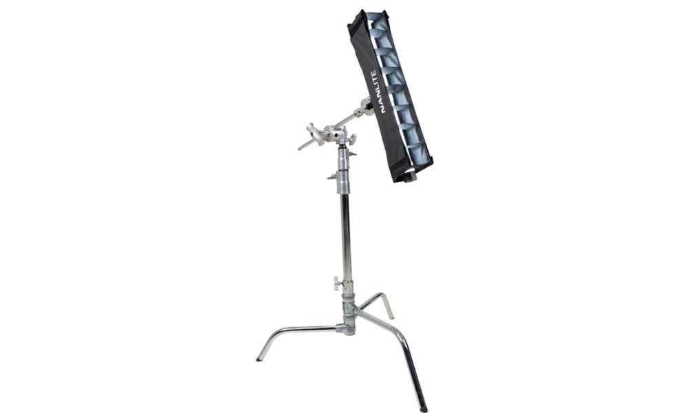 Nanlite Barndoor with eggcrate for Pavotube II 15X