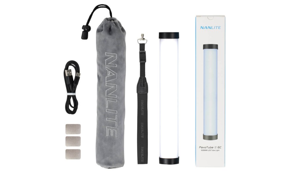 NanLite PavoTube II 6C RGB LED Tube (1 Light Kit)