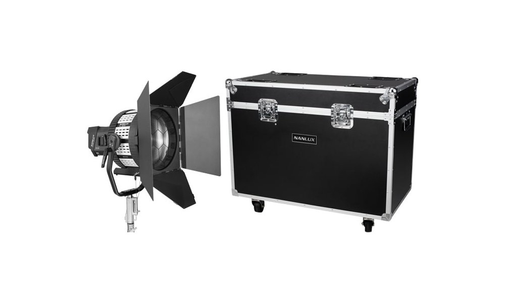 Nanlux Evoke 1200B Bi-Color LED Spot with Fresnel Lens &amp; Flight Case