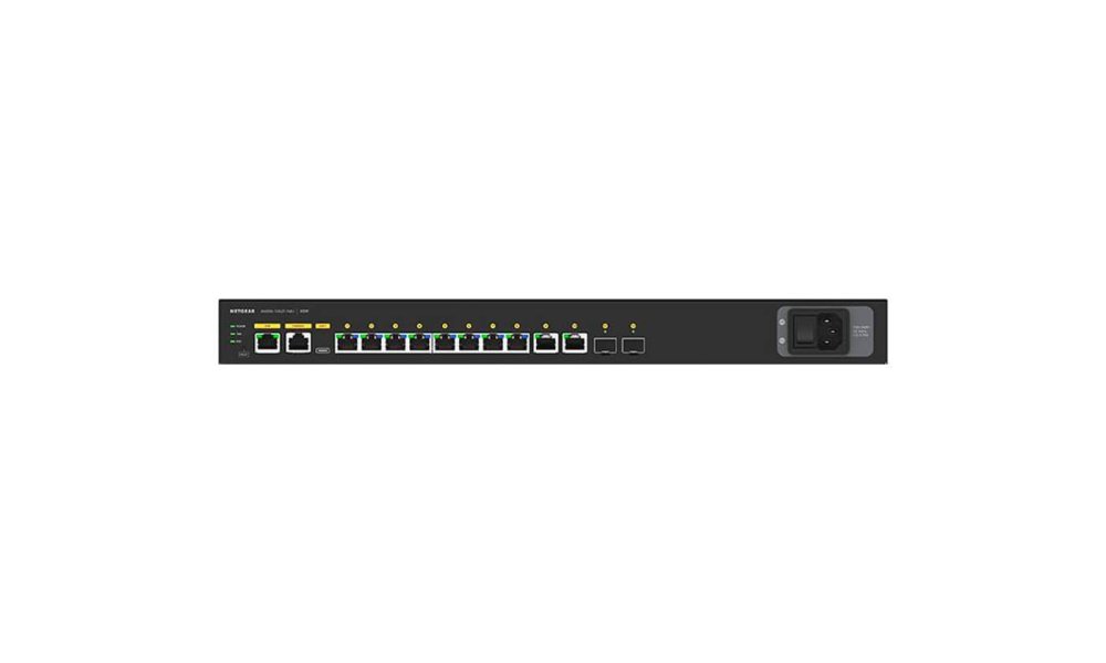 Netgear AV Line M4250 GSM4212P 8-Port Gigabit PoE+ Compliant AV Switch with SFP (125W)