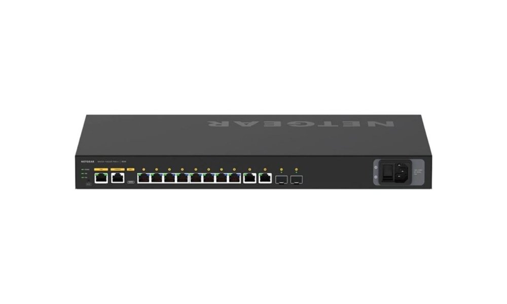 Netgear AV Line M4250 GSM4212UX 8-Port Gigabit PoE++ Compliant AV Switch with SFP (720W)