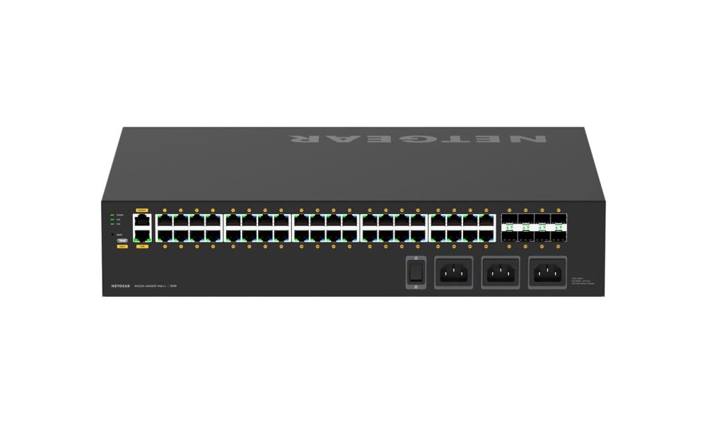 Netgear AV Line M4250 GSM4248UX 40-Port Gigabit PoE++ Compliant AV Switch with SFP (2880W)