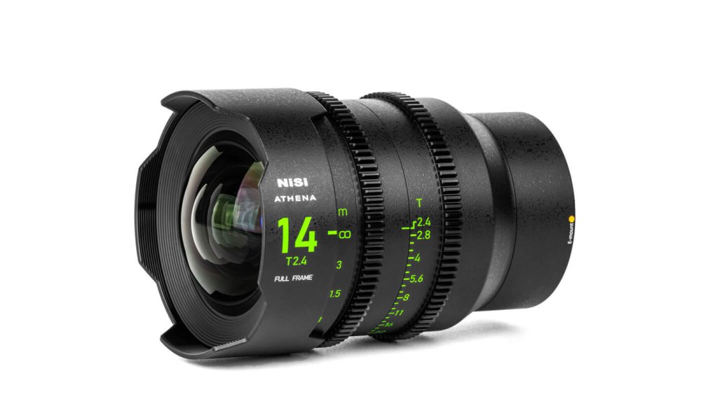 NiSi 14mm T2.4 Athena Cine Prime Lens (E-Mount, Without Drop-in Filter)