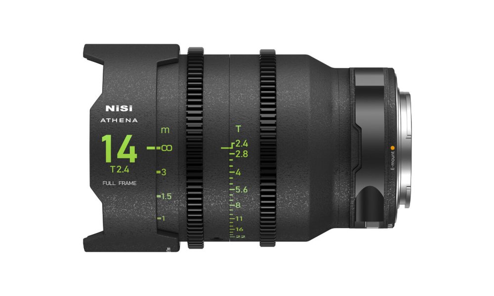 NiSi 14mm T2.4 Athena Full Frame Cine Prime Lens (Drop-In Filter version)