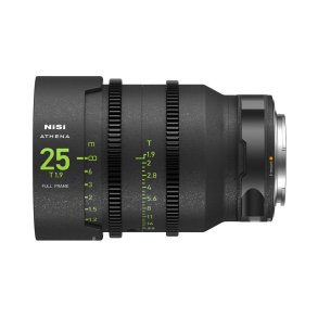 NiSi 25mm T1.9 Athena Full Frame Cine Prime Lens (Drop-In Filter version)