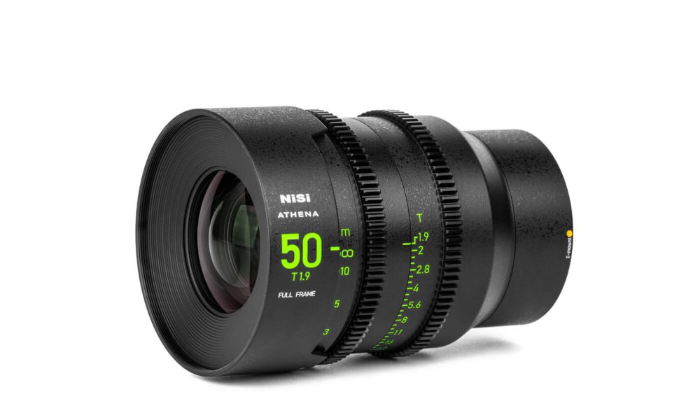 NiSi 50mm T1.9 Athena Cine Prime Lens (E-Mount, Without Drop-in Filter)