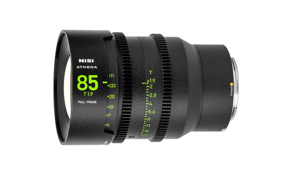 NiSi 85mm T1.9 Athena Cine Prime Lens (E-Mount, Without Drop-in Filter)