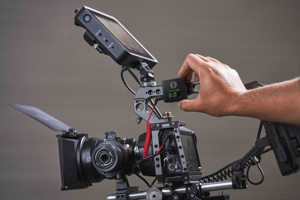RDE Wireless Pro mounted to a camera rig