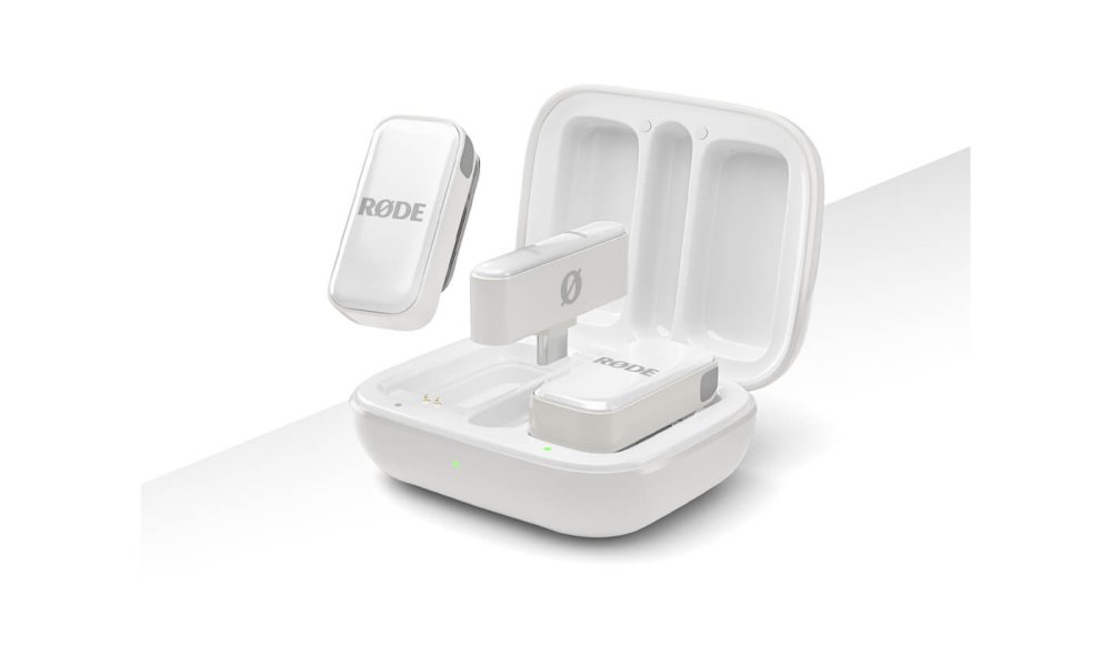 R�de Wireless Micro Ultracompact Microphone System (USB-C, White)
