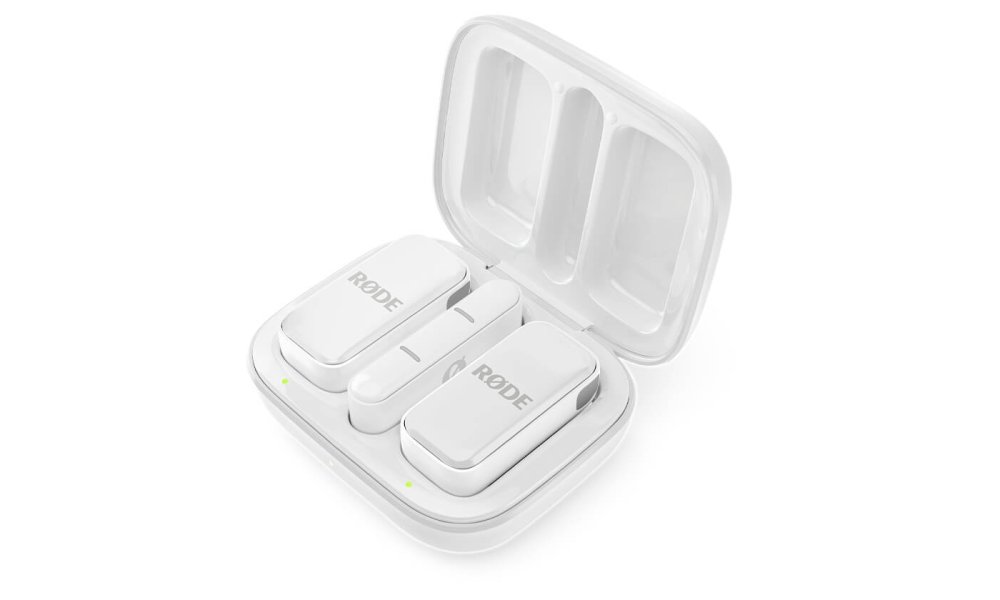 R�de Wireless Micro Ultracompact Microphone System (USB-C, White)