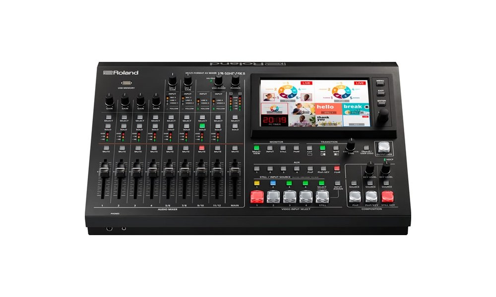 Roland VR-50HD MK II Multi-Format AV Mixer