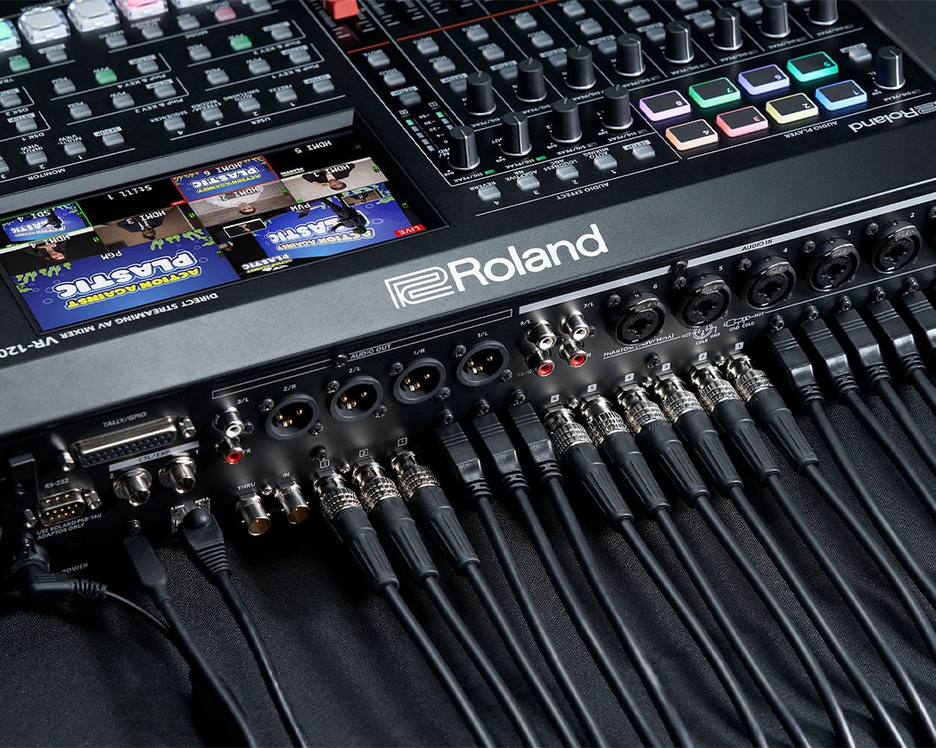 Roland VR-120HD Direct Streaming AV Mixer - Streaming Switchers ...