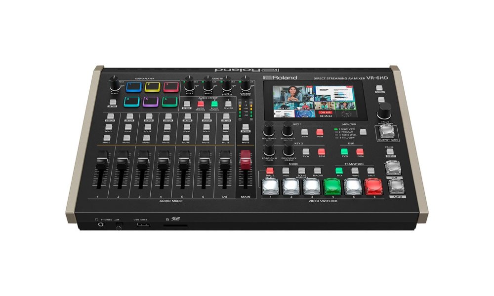 Roland VR-6HD Direct Streaming AV Mixer