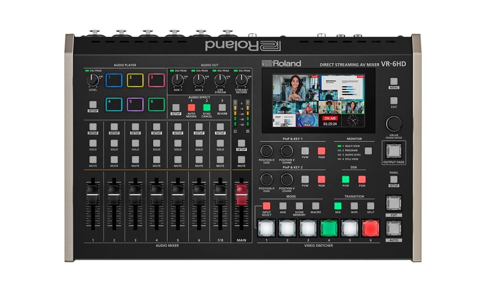 Roland VR-6HD Direct Streaming AV Mixer