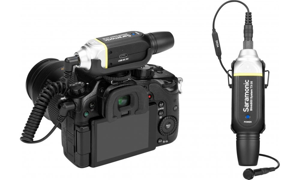 Saramonic Blink 800 B1 - Digitalt Trdlst Lavalier Mikrofon System (5,8GHz)