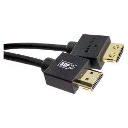 SCP - 4K HDR HDMI cable ultra-slim sort