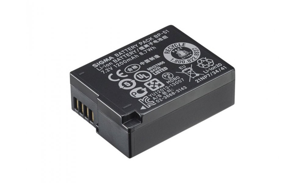 Sigma BP-51 Lithium Batteri til FP