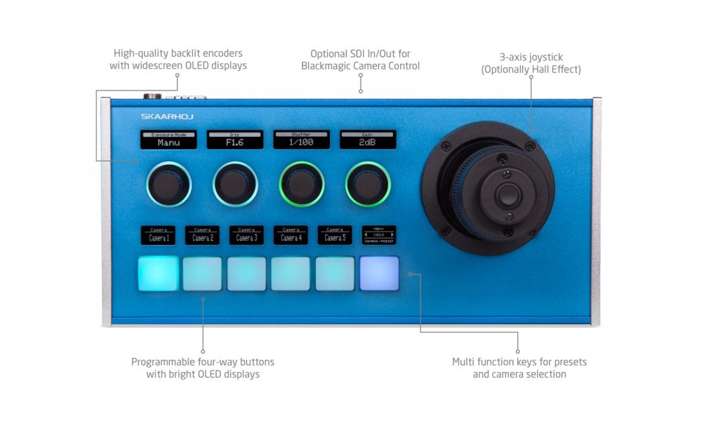Skaarhoj PTZ Fly Controller (Blue Pill)
