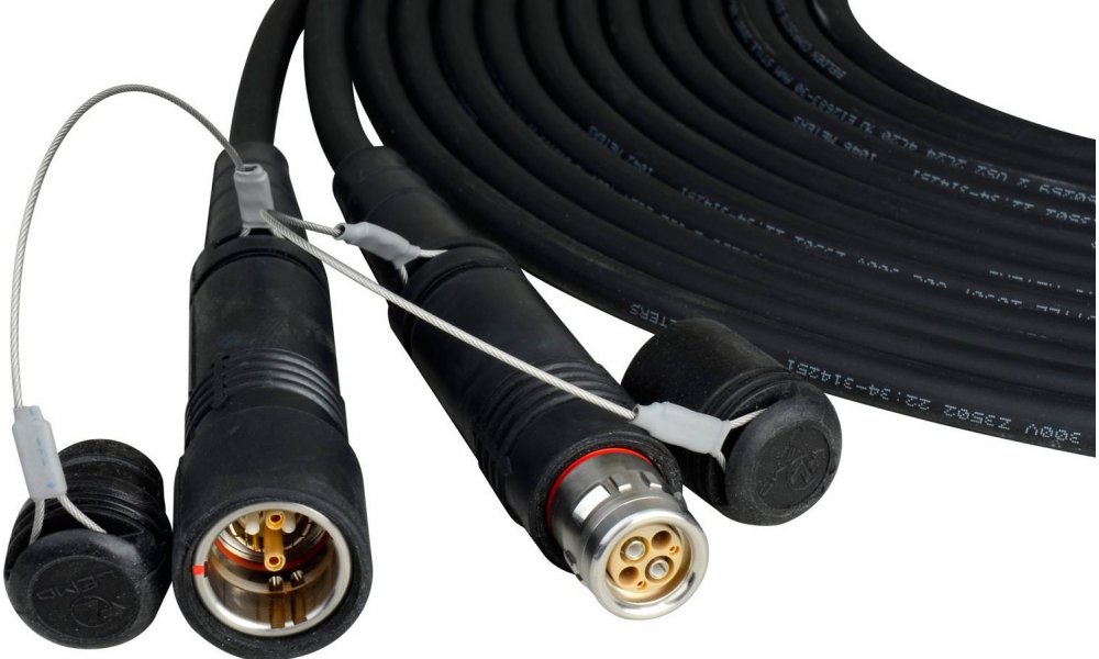 SMPTE fiber kabel 50m/ uden kabeltromle