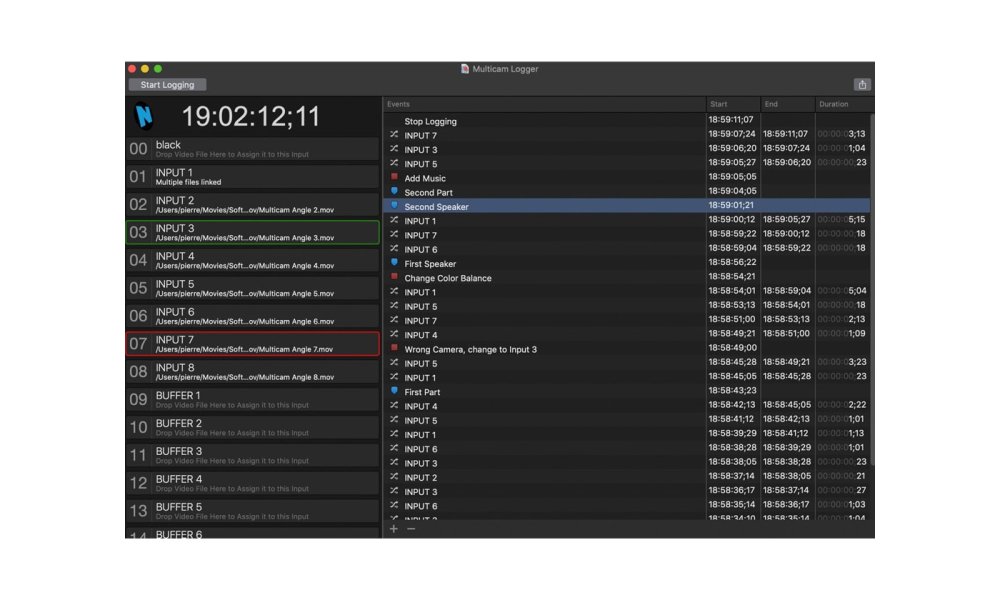 Softron Multicam Logger