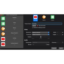 Softron Streaming Pack (for MovieRecorder or MovieRecorder Express)