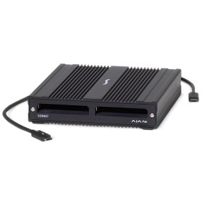 Sonnet SF3 - AJA Pak Media Pro Card Reader (Thunderbolt 3)