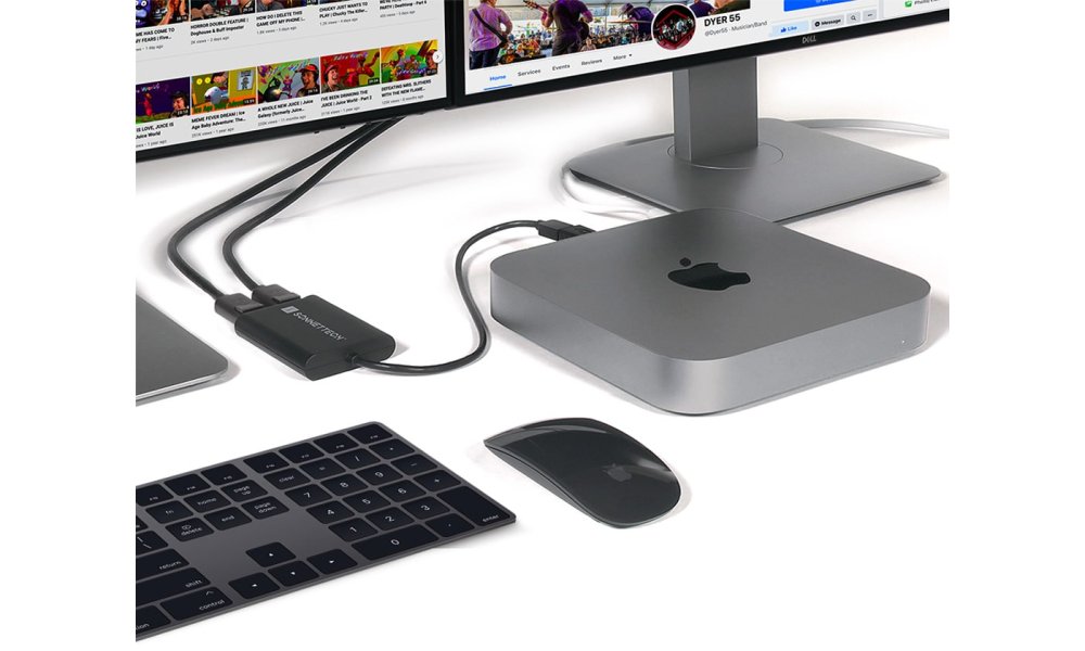 Sonnet DisplayLink Dual DisplayPort Adapter for M1 Macs and PCs