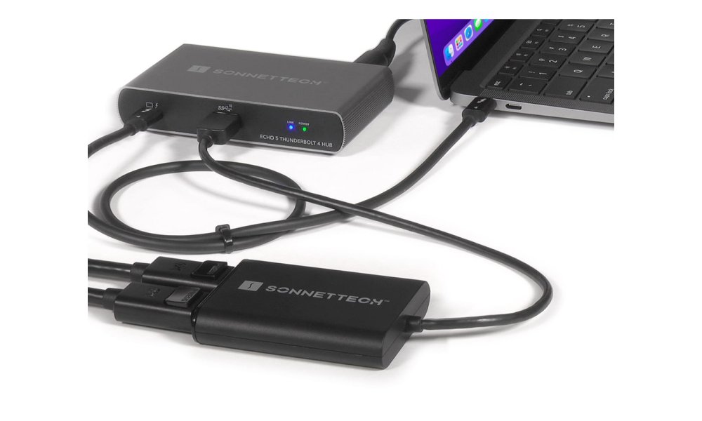 Sonnet DisplayLink Dual DisplayPort Adapter for M1 Macs and PCs