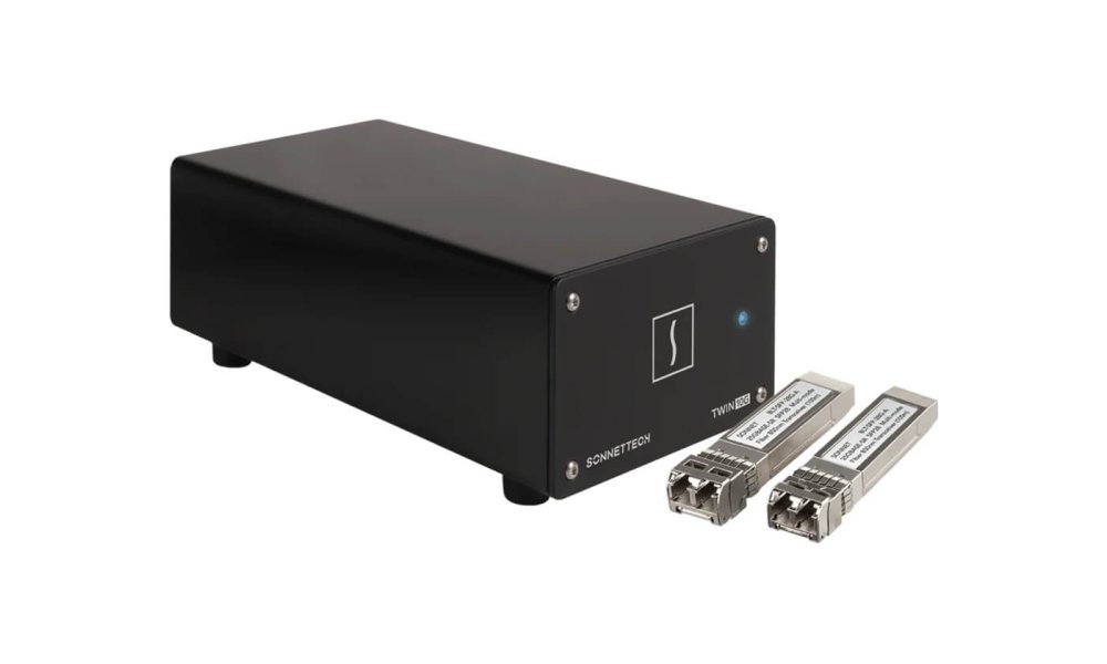 Sonnet Twin10G SFP28 Thunderbolt Adapter (incl. two SFP28 transceivers