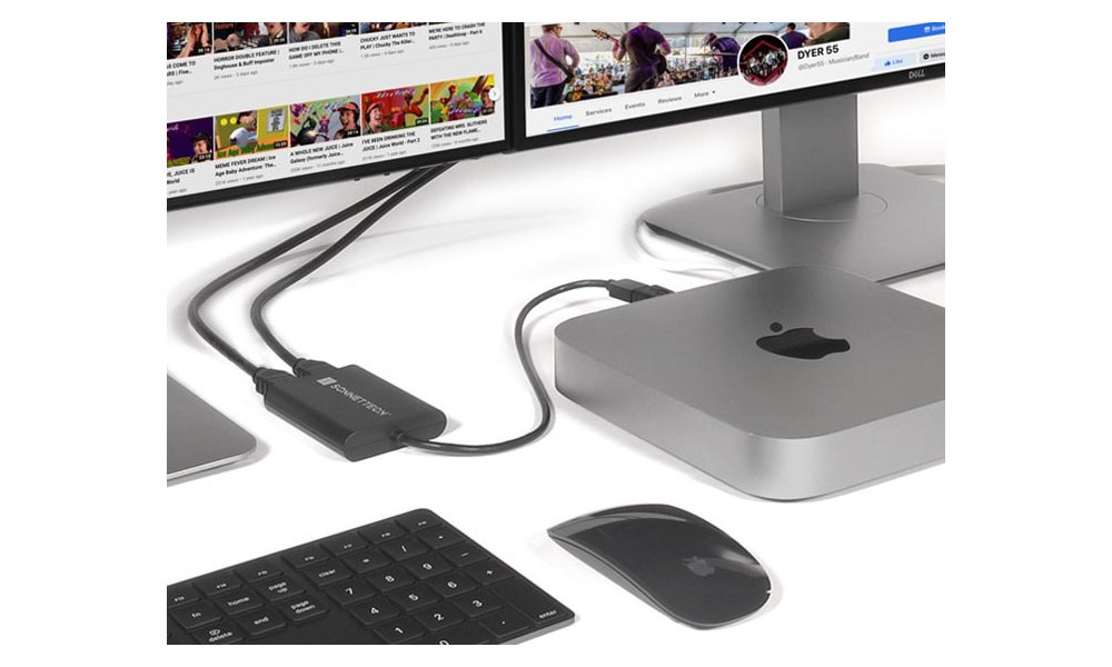 Sonnet DisplayLink Dual HDMI Adapter for M1 Macs and PCs
