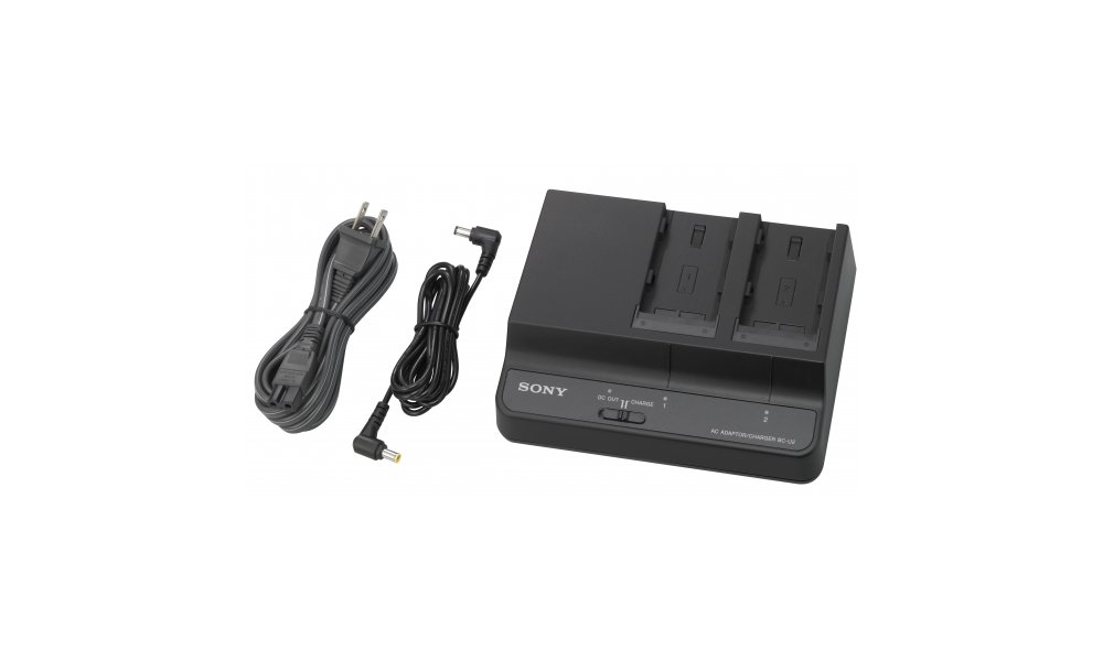 SONY Two-channel simultaneous battery charger/AC adaptor for BP-U90/U60/U30 Lithium-ion battery