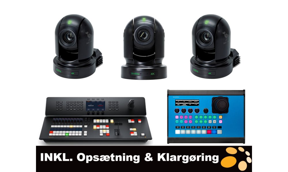 Fleksibel Multikamera 4K Livestreaming Lsning