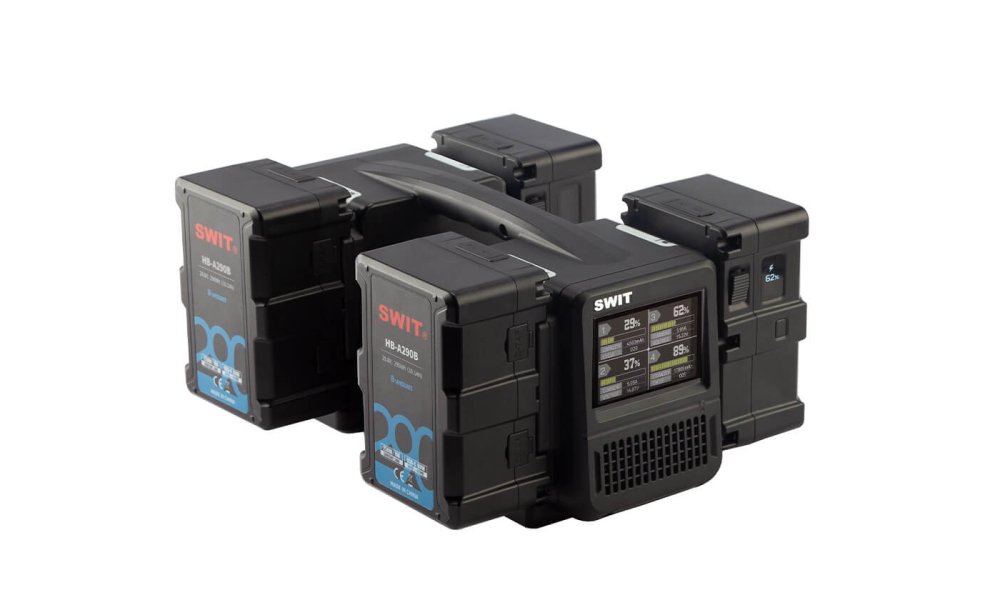 SWIT 4-Bay Super Fast B-mount Battery Charger