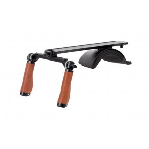 Wooden Camera - Shoulder Rig v3 (Base, Brown Leather)