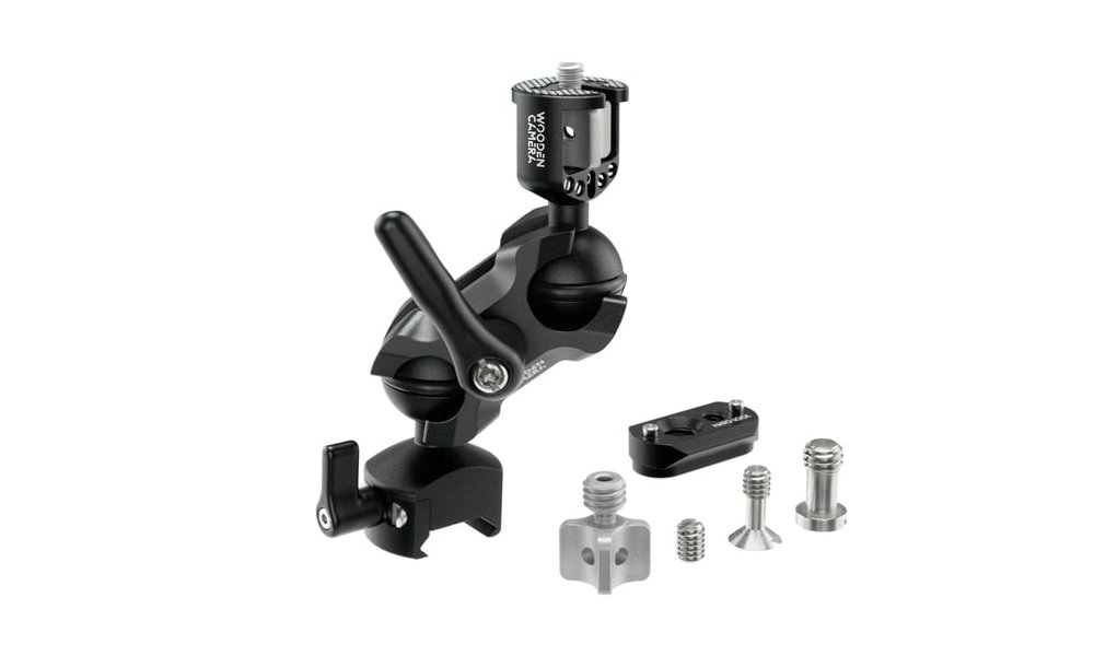 Wooden Camera 5" NATO Lock Monitor Mount Ultra Arm v2 (Combo 1/4-20 & 3/8-16)