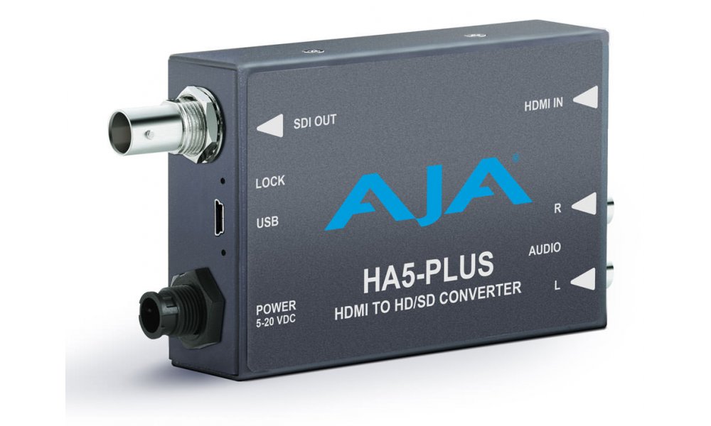 AJA HA5-Plus HDMI to SDI Mini Converter